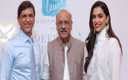 Image result for Deepika Padukone launches lecture series on depression